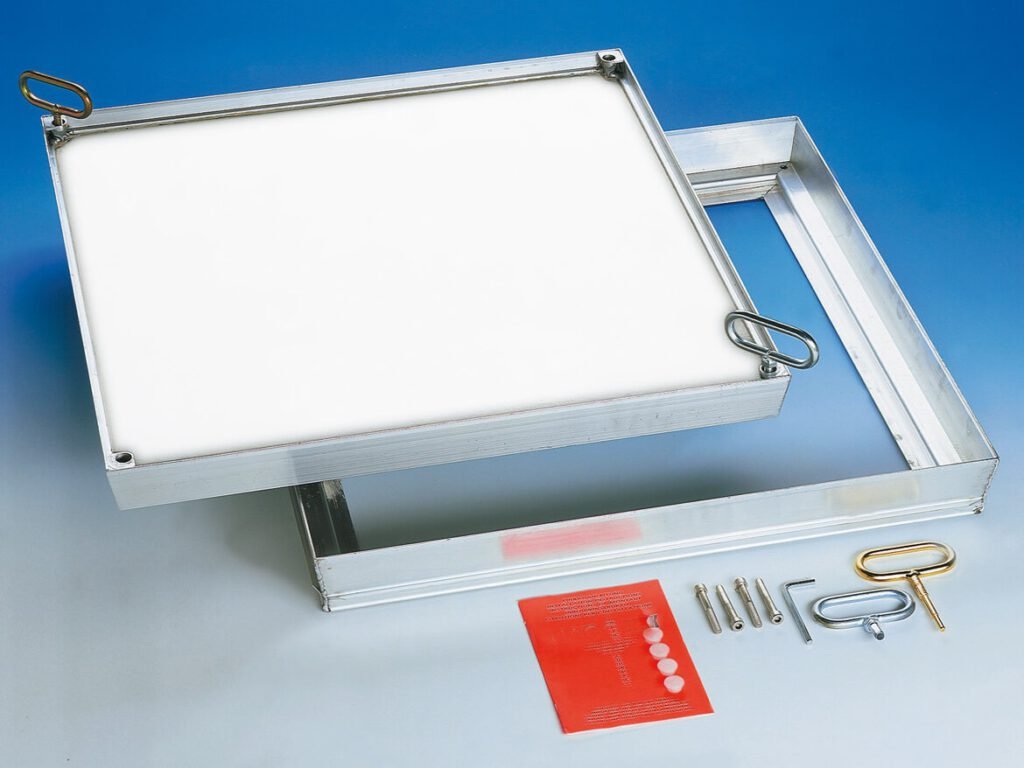 Tapa estanca rellenable ligera de aluminio