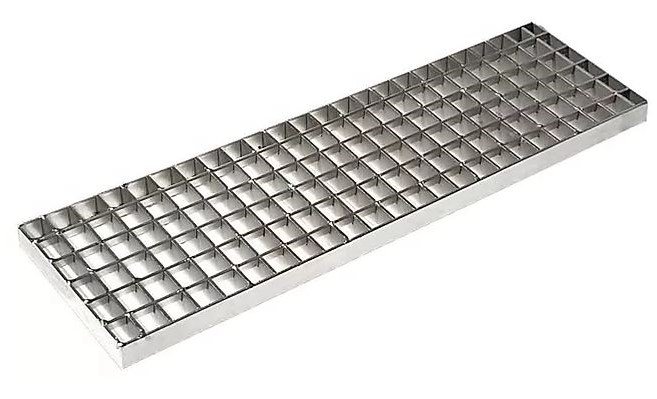 rejilla entramada acero inoxidable
