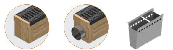 peças especiais para canais em betão polímero