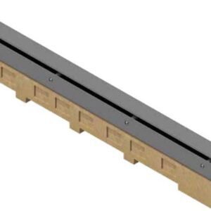 canal de hormigón polímero con reja ranurada oculta