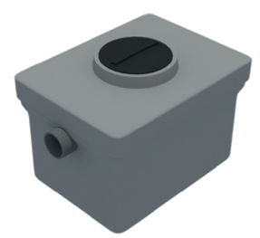 Inza separador grasas plástico para cocinas