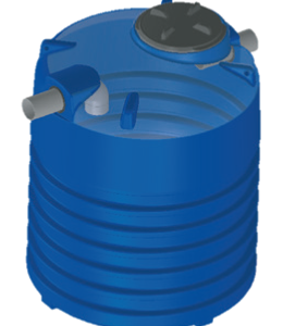 Inza Separador grasas PEAD instalación vertical