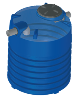 Inza Separador grasas PEAD instalación vertical