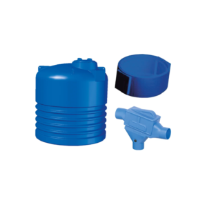 Depósitos de agua de lluvia verticales con KIT (filtro integrado)