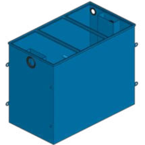 Decantador-separador de grasas modular de acero revestido INZA ISGM